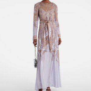 Zimmermann Hypnotic belted paisley maxi dress